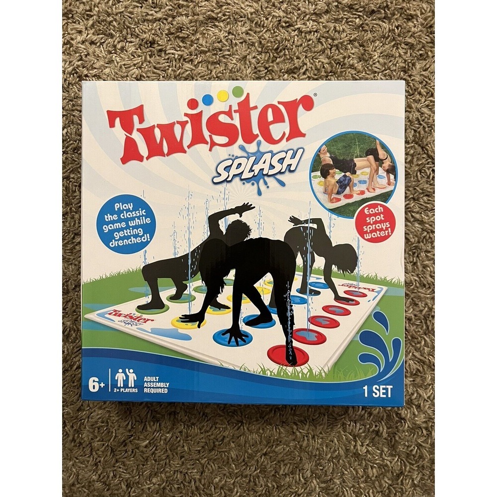 Hasbro Twister Splash Water Game Backyard Sprinkler Outdoor Games Brand New